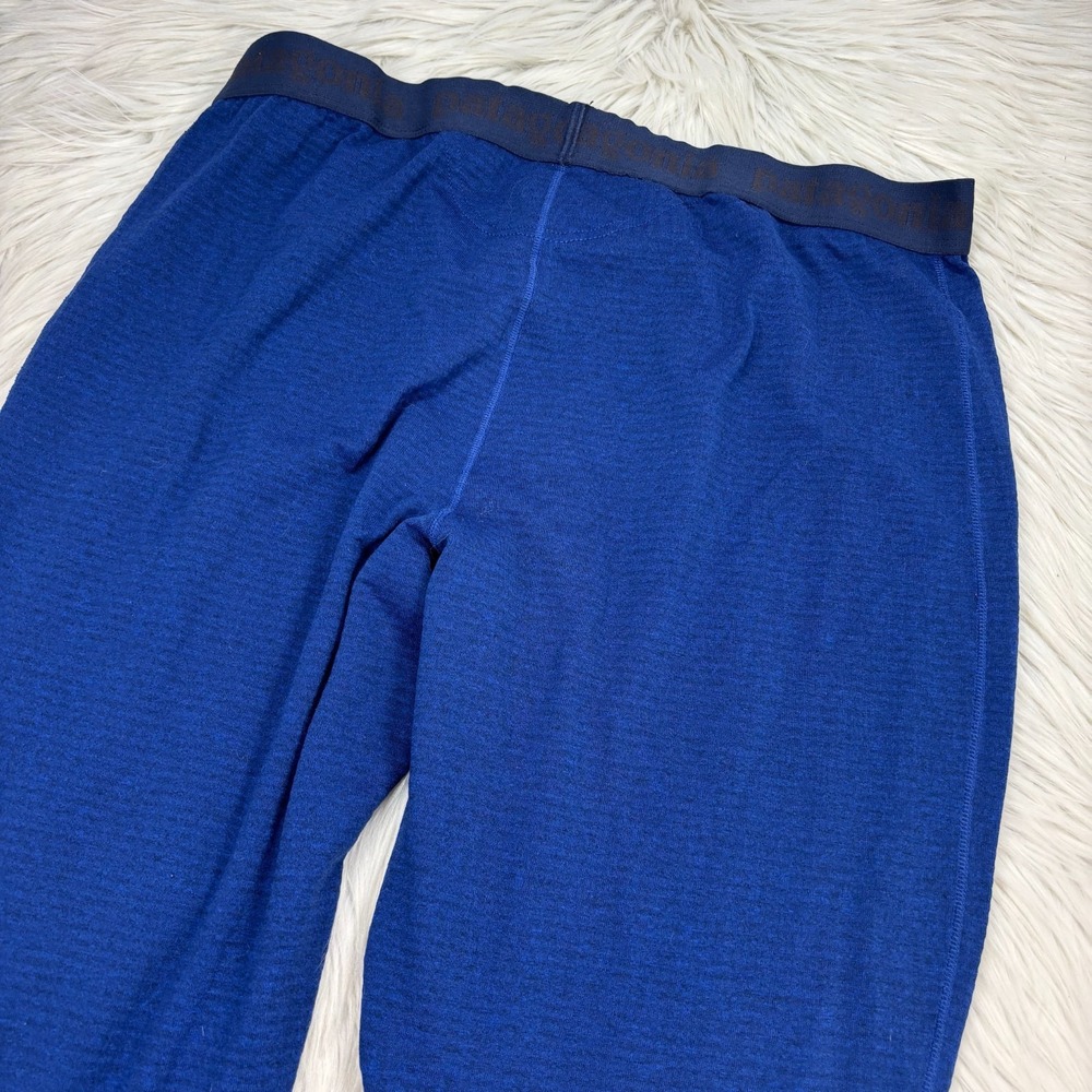 Patagonia Men's L Blue Thermal Weight Capilene Base Layer Pant Camping Hiking - Picture 8 of 8